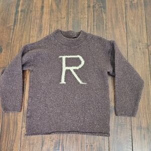 Harry Potter Ron Weasley 'R' Replica Sweater Size M.